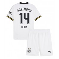 Borussia Dortmund Maximilian Beier #14 3rd trikot Kinder 2024-25 Kurzarm (+ Kurze Hosen)